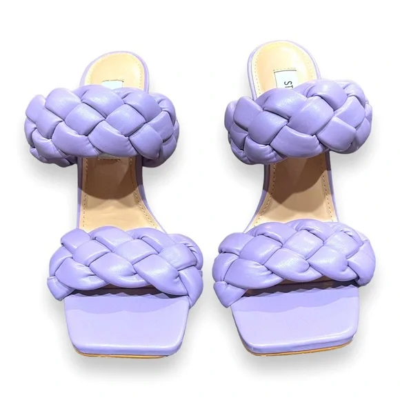 NWOT Steve Madden Purple Braided Sandals - Picture 2 of 4